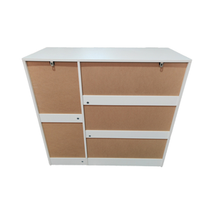 <span class=keywords><strong>Commode</strong></span> blanche à <span class=keywords><strong>6</strong></span> <span class=keywords><strong>tiroirs</strong></span> <span class=keywords><strong>commode</strong></span> moderne avec <span class=keywords><strong>tiroirs</strong></span> profonds <span class=keywords><strong>commode</strong></span> double en bois pour ranger les vêtements pour le salon chambre à coucher - Product Image 6