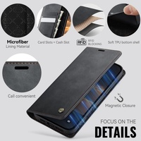 Étui portefeuille magnétique en cuir avec support pour iPhone 17 Pro Max, personnalisable, motif magnétique festif, coque de protection pour téléphone portable