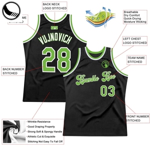 Jersey basket sublimasi kustom desain seragam 2024 hijau