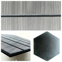 Panel Acústico de Pared con Patrón Hexagonal para Hotel, Hospital, Escuela, Oficina, Edificio, Villa