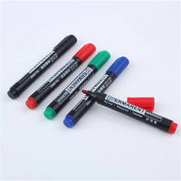 10 pièces/ensemble de stylos marqueurs pour tableau blanc à base d'eau, stylos marqueurs de plumes colorées, fournitures scolaires, papeterie
