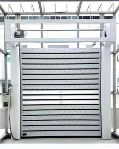 <span class=keywords><strong>Motor</strong></span> de <span class=keywords><strong>puerta</strong></span> de <span class=keywords><strong>persiana</strong></span> enrollable de ventana enrollable de alta velocidad a prueba de viento para garajes Superficie acabada de acero inoxidable y aluminio - Product Image 1