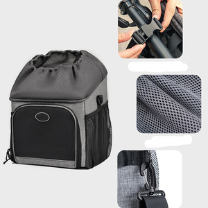 Petit animal panier <span class=keywords><strong>de</strong></span> vélo pour <span class=keywords><strong>chien</strong></span> à côtés souples <span class=keywords><strong>sac</strong></span> à dos <span class=keywords><strong>de</strong></span> <span class=keywords><strong>transport</strong></span> pour animaux <span class=keywords><strong>de</strong></span> compagnie en maille respirante et remorque <span class=keywords><strong>de</strong></span> vélo pour <span class=keywords><strong>chien</strong></span> moyen chat chiots - Product Image 4