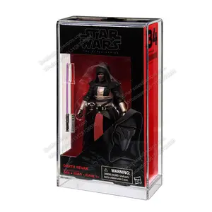 Plexiglass Limpar Star Wars Black Series 6 "Força Desperta Boxed Figura Acrílico Display Case Figuras Presentes Armazenamento Protector Box