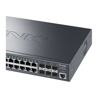TP-LINK TL-SH5654 Switch de gestión de red de tres capas con enlace ascendente de 10 Gigabit