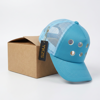Casquette Trucker Vintage Anime en Velours Côtelé avec Dos en Maille, Entièrement Brodé, Qualité Supérieure, Performance, Mode Hip Hop Streetwear