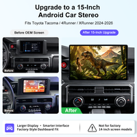 Autoradio Android 15 pouces pour Toyota Tacoma X-Runner 4Runner 2024+ Unité multimédia spécifique au véhicule