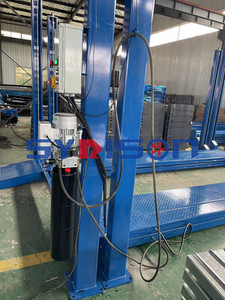 4 bài bãi đậu xe nâng Áo mưa cho sự lựa chọn bốn Bài 3 xe <span class=keywords><strong>Stacker</strong></span> sơn thang máy thép - Product Image 5