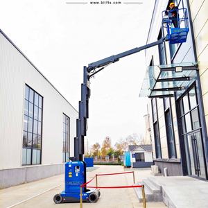 9m 10m <span class=keywords><strong>Rotation</strong></span> 345 Degrés Électrique De Levage Télescopique Petit Mini Homme Ascenseur Avec Jib Boom - Product Image 6