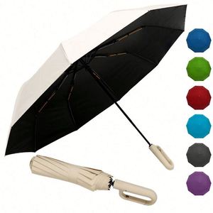 Contemporary Limited - Time Offer Folding Umbrella Convenient Affordable Umbrella with Bag <b>Hook</b> - Product Image 4