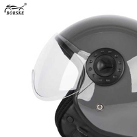 Casques de moto unisexes 3/4 demi-visage pour adultes, casque de moto ouvert en ABS, casques de conduite pour le cyclisme, Casco