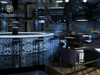 Idées de design pour boîte de nuit et bar modernes Salon Discothèque Comptoir de bar Canapé et stand personnalisés pour salon VIP