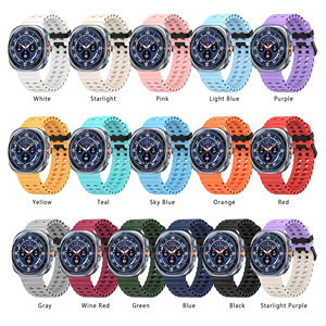 สายนาฬิกาซิลิโคนสำหรับเล่นกีฬา Ocean สำหรับ Samsung Galaxy Watch Ultra2 Ultra - Product Image 6