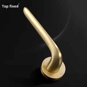 Topstrong 현대 잠금 사일런트 크림 스타일 거실 문 손잡이 가정용 간단한 범용 양손잡이 터치 컨트롤 분할 - Product Image 4