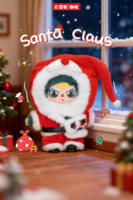 [100% Original Officiel] Baby Three 2025 Joyeux Noël Boîte Mystère en Peluche PVC - Jouet de Collection Adorable Cadeau pour Enfants Filles