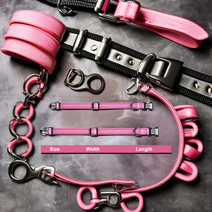 Collar de perro inteligente moderno de lujo personalizable Premium Nylon reflectante liberación rápida personalizado código <span class=keywords><strong>QR</strong></span> Software identificación sólida - Product Image 4