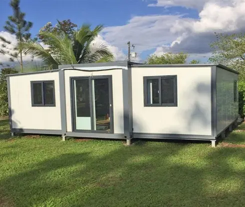 Prefab 20ft Expandable Container Motor Homes Ready Made Dwellings Foldable Living Container Houses