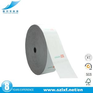 Rouleau de papier thermique blanc de haute qualité, 80x80 mm, monocouche, 100% pâte de bois pure / certifié ISO 9001 pour les banques - Product Image 3