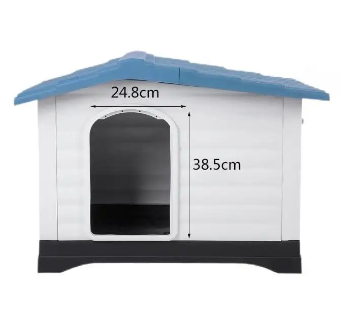 Small, medium large dog outdoor kennel for all seasons Small house rain proof plastic kennel cage Outdoor waterproof dog house