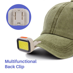 Torche frontale LED super lumineuse en plein air, autres équipements <span class=keywords><strong>de</strong></span> camping, rechargeable par USB, lampe à pince réglable à 180 °. - Product Image 4