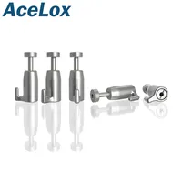 AceLox Заводская поставка медный высококачественный J-образный боковой винтовой крючок для картины подвесная система галерея крючок