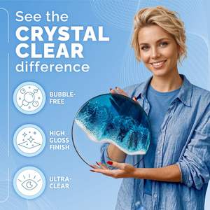 Resina Epoxi Transparente de Secado Rápido, <span class=keywords><strong>Pegamento</strong></span> AB 1:1 para Manualidades y Joyería - Product Image 2