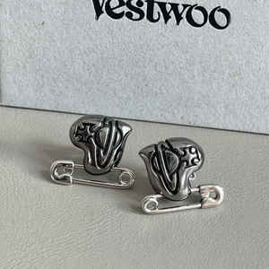 एप्रेस डॉगर पंक शैली उच्च अंत पीतल संतृप्ति पिन ईयररिंग्स के बहुमुखी व्यक्तित्व के लिए पार्टियों के लिए जिरकॉन के साथ पुरुषों की महिलाओं के लिए - Product Image 2