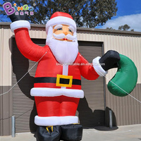 Décoration de Noël gonflable géante : Maison, Arbre LED et Père Noël gonflable pour extérieur