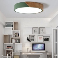 Matériaux bruts E27 Plafonnier LED intelligent carré moderne 24W, Plafonniers encastrés pour cuisine
