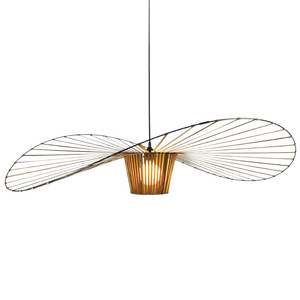 Lustre Nordique <span class=keywords><strong>Vertigo</strong></span> en Paille, Art Tissé Français pour Restaurants, Salons, Chambres à Coucher – Luminaires Tendance de Designer - Product Image 5