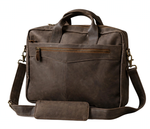 Porte-documents en cuir personnalisé, sac messager vintage pour ordinateur portable, porte-documents de bureau gravé sur mesure, sac de travail pour hommes et femmes - Product Image 2