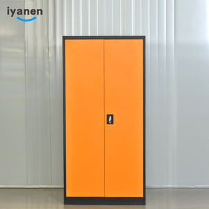China Style <strong>Design</strong> 2 Door Blue and Customized <strong>Color</strong> Metal Material Waterproof <strong>Filing</strong> Storage Cabinet <strong>Locker</strong> With Mirror - Product Image 3