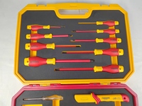 99LB001 Finework Juego de 15 Herramientas Aisladas VDE de Mano a 1000V con Alicates y Destornilladores