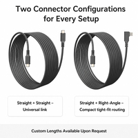 Câble d'extension USB Type C 5M 5 Gbps, transfert de données haute vitesse 5 Gbps à faible latence, cordon TPE flexible, VR, industriel, médical, vente en gros