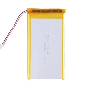 Литий-полимерно-ионные аккумуляторные батареи высокой емкости Упаковка по индивидуальному заказу 5000 мАч 8000 мАч 10000 мАч Lipo Аккумулятор 3,7 В для Power Bank