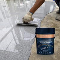 Cat Epoxy Resin Kuarsa Berwarna Tahan Aus Dua Komponen untuk Lapisan Lantai HIMAGIC AL-8-51 Interior Eksterior Gudang