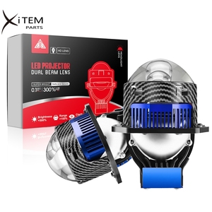 Xitem เครื่องฉายแสงเลเซอร์แบบ Bi <span class=keywords><strong>LED</strong></span> 160W 6000K 20000LM 3นิ้วไฟหน้ารถยนต์พร้อมไฟแอลอีดีแสงสูงต่ำเลนส์โปรเจคเตอร์ - Product Image 1