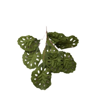 Hojas de Loto Artificiales Yixuan, Flor de Seda Moldeada por Inyección, Decoración para Bodas, Arreglos DIY - Product Image 5