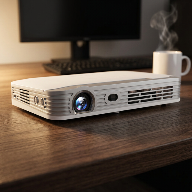 Hot Selling WOWOTO T9S Mini Projector 4500 Lumens 1080P 4K Support 3D Ready Portable LED DMD Lens Android 9 Internet Built-In