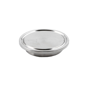 Bride aveugle en acier inoxydable DN50,5 mm d'épaisseur 10 mm, type à serrage, surface polie, circulaire, pour applications sanitaires - Product Image 2