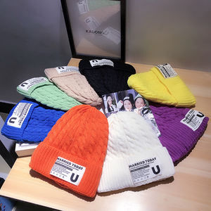 Alta calidad 100% acrílico de punto barato de gorros de invierno sombreros - Product Image 3