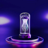 Poulpe Audio méduse atmosphère lumineuse lumière 4 modes Bluetooth anniversaire vacances cadeau chant danse lumière décorative