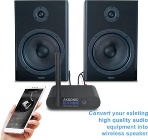 Receptor de Audio <span class=keywords><strong>HD</strong></span> <span class=keywords><strong>Bluetooth</strong></span> 5.2 de Largo Alcance, Adaptador Inalámbrico HiFi de Construcción Metálica para Sistema de Audio y Amplificador Estéreo Doméstico - Product Image 1