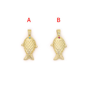 Ciondolo Smaltato a Forma di Animale per l'Estate, Grande Ciondolo a Forma di Pesce, Vendita Calda, Ciondoli Unici a Tema Marino, <span class=keywords><strong>Gioielli</strong></span> Carini - Product Image 3