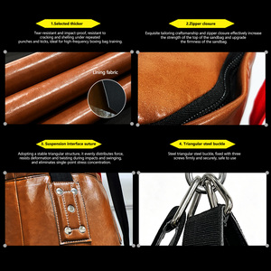 <span class=keywords><strong>Sacco</strong></span> <span class=keywords><strong>da</strong></span> <span class=keywords><strong>Boxe</strong></span> Pesante in PU Personalizzabile di Alta Qualità FIST con Logo, Vendita Calda per <span class=keywords><strong>il</strong></span> Fitness Umano - Product Image 4