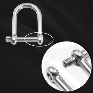 Manilles en acier inoxydable en forme de D Yifan M6 M8 M10 M12 avec vis et goupille, quincaillerie marine - Product Image 4