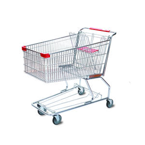 YD-G Allemagne Style De Fil De Supermarché Chariot Intelligent À Vendre avec Double Paniers de L'usine de Suzhou - Product Image 4