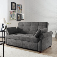Sofá Cama Seccional Plegable de 2 Plazas de Gran Venta con Almacenamiento, Futón Moderno Extraíble Personalizable