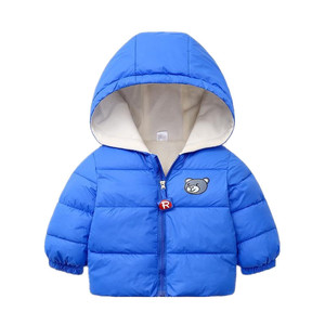 2025 nuova giacca da bambino con cerniera per bambini con cappuccio in <span class=keywords><strong>pile</strong></span> per bambini e bambini, abbigliamento invernale - Product Image 6