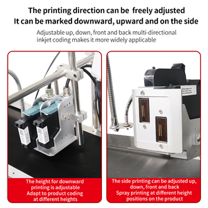 طابعة نافثة للحبر TIJ جديدة بنصف/بوصة واحدة للطباعة عبر الإنترنت مع حبر مذيب وشاشة لمس لطباعة رموز GSI وUDI على الكرتون - Product Image 6